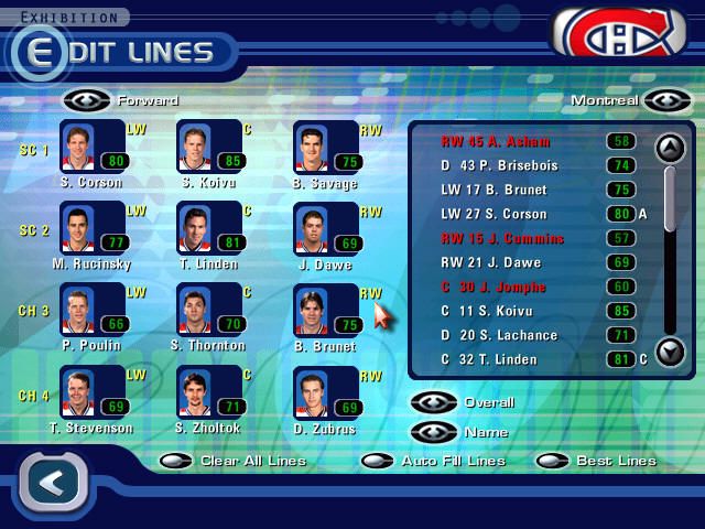 NHL 2000 screenshot 5 for Playstation